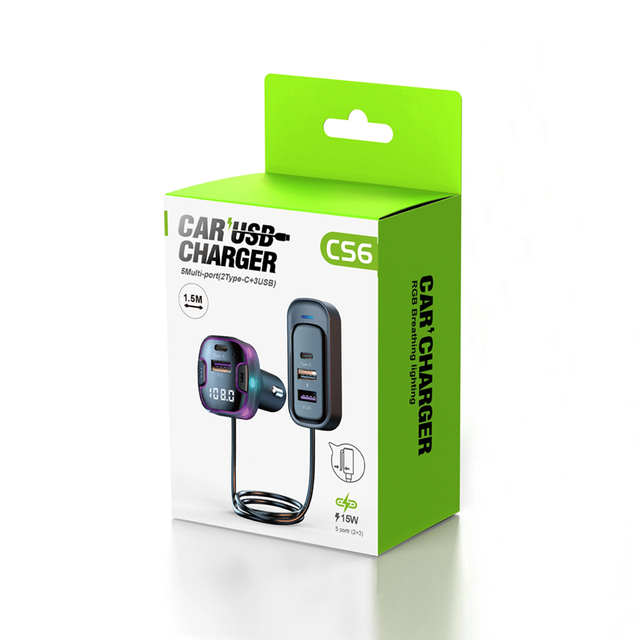 Bluetooth 5.0 5.3 FM Transmitter Handsfree Car Radio Modulator MP3 Player With 22.5W USB Super Quick Charge Adapter for Car