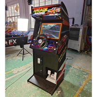 Consoles de Jeu de Course Monnayeur pour Enfants Équipement d'Arcade en Métal Jeu de Course Automobile