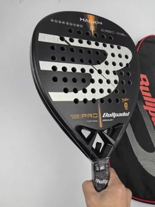 Raquette de paddle-tennis Bullpadell HACK03/VERTEX04 en fibre de carbone, série Pro, raquette de paddle-tennis de plage, raquette de tennis de table, fabrication - Product Image 3