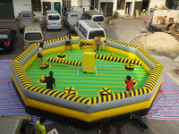 Juegos Deportivos Inflables Wipeout, Juegos Interactivos Inflables para Exteriores, Circuito de Obstáculos, Juego Inflable Meltdown Wipeout