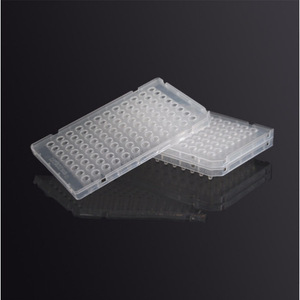 Placa de PCR Jingchuang de 96 Pocillos, 0.1ml, Sin Borde, Microplaca de Plástico Desechable para Uso en Laboratorio - Product Image 1