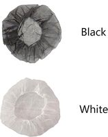 En stock aux États-Unis : Bonnets bouffants ronds jetables non-tissés, filets à cheveux, bonnets de protection et bonnets chirurgicaux jetables