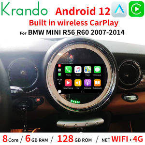 Krando 7 "Android 13 <span class=keywords><strong>autoradio</strong></span> lecteur audio multimédia <span class=keywords><strong>GPS</strong></span> pour BMW <span class=keywords><strong>Mini</strong></span> <span class=keywords><strong>Cooper</strong></span> <span class=keywords><strong>R56</strong></span> r60 2007-2010 ruban CD sans fil Carplay - Product Image 3