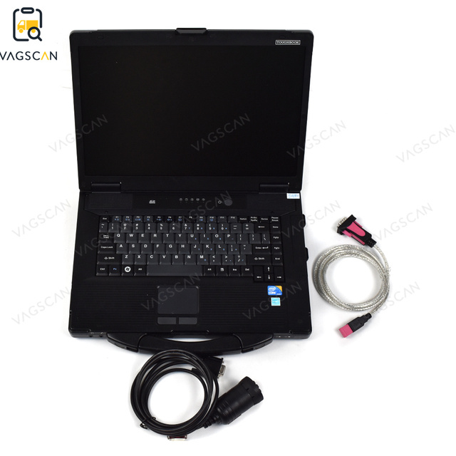 2024 CF53 Laptop for Liebherr Crane Diagnostic Scanner with USB Key SCULI Truck Excavator V2.13.3 Software Diagnostic Tool