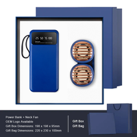 Power Bank cou ventilateur cadeau noël Souvenir anniversaire Banquet cadeaux saint valentin mariage coffrets cadeaux ensembles pour invités mariage