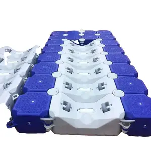 new material factory made modular floating dock with plastic pontoon cubes