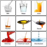 Machine d'emballage liquide verticale compacte à commande numérique pour bouteilles en plastique/verre, riz/poudre, boissons, haute précision, automatique