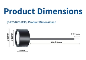 <span class=keywords><strong>4Mhz</strong></span> Áp Điện hình cầu đầu dò cho HIFU trị liệu không thấm nước siêu âm cảm biến đầu OEM ODM dịch vụ - Product Image 4