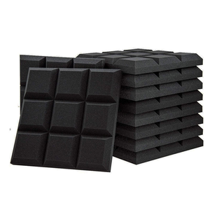Panneaux acoustiques auto-adhésifs imperméables à l'eau insonorisés polyuréthane 3D antibruit moderne salon chambre entrepôt hôtel - Product Image 1
