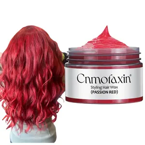 Mofajang 9 צבעים שיער סטיילינג משחת חומר זמני חד פעמי בוץ שיער צבע שעווה