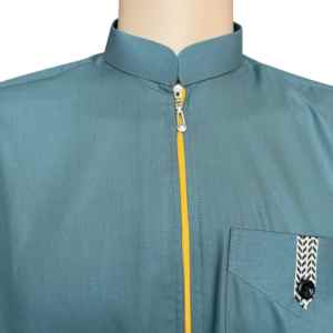Más vendido en <span class=keywords><strong>Iddle</strong></span> East Abaya Dubai White Men's Muslim Qatar Style Stand Collar Robes Jalabiya Al Aseel Thobe Mens Thobe - Product Image 3