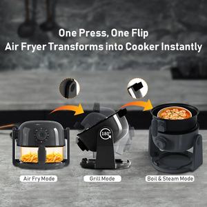 Dernière économie d'énergie multicuiseur 2L Mini cuiseur portable compact adapté pour les voyages en plein air <span class=keywords><strong>Camping</strong></span> RV Faire bouillir Air Fryer Grill - Product Image 2