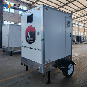 Remorque de toilettes mobiles haut de gamme, remorque de toilettes de luxe, cabine de sanitaires portable pour la <span class=keywords><strong>location</strong></span> d'événements en plein air - Product Image 2