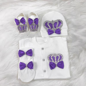 Venta al por mayor <span class=keywords><strong>de</strong></span> fábrica/OEM: Conjunto <span class=keywords><strong>de</strong></span> ropa para bebé, nueva llegada primavera-otoño, mono <span class=keywords><strong>de</strong></span> algodón <span class=keywords><strong>de</strong></span> manga larga para bebés (niños y niñas) con cubrepiés. - Product Image 1