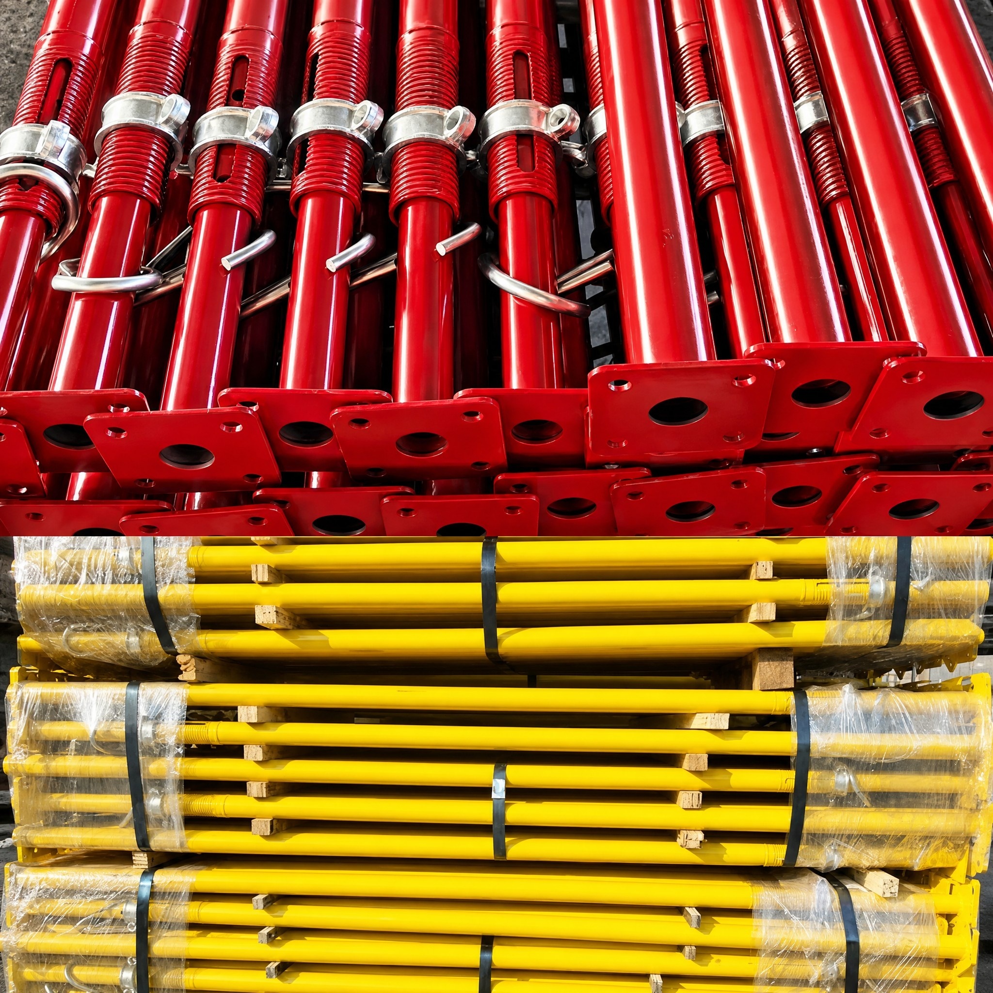 U Head Shoring Prop Electro-Galvanized Acrow U Fork Scaffolding Steel Prop Accessories for Residential Building Construction · image 4