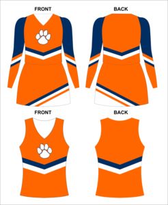 Uniforme de animación para niñas, uniforme de sublimación, top corto, europeo - Product Image 6