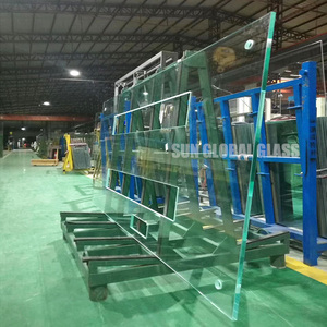 Tempered glass-iron low price per <span class=keywords><strong>m2</strong></span> panels ultra clear tempered safety glass for partition shower Door - Product Image 6