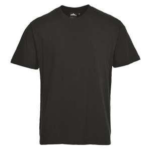 PORTWEST - B195BKRL Torino T-shirt noir Premium-T-SHIRTS ET POLO DE TRAVAIL EAN 5036108150816 - Product Image 1