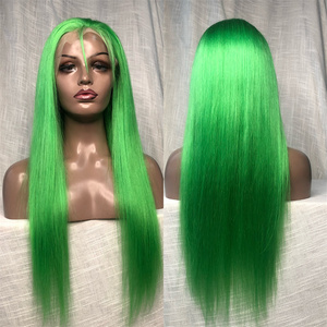 Perruques de cheveux humains brésiliennes ondulées 100 % naturelles vietnamiennes blondes couleur 613 de 30 pouces, avec dentelle frontale HD, double épaisseur, fournisseur - Product Image 1