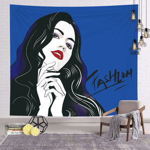 Muestra <span class=keywords><strong>de</strong></span> baja cantidad mínima disponible, decoración <span class=keywords><strong>de</strong></span> fondo <span class=keywords><strong>de</strong></span> poliéster, paisaje Retro geométrico, Animal, <span class=keywords><strong>tapiz</strong></span> <span class=keywords><strong>de</strong></span> <span class=keywords><strong>pared</strong></span> personalizado - Product Image 5