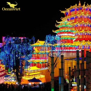 中国传统纸灯笼环保工艺品灯笼新年装饰和灯笼灯展 - Product Image 3