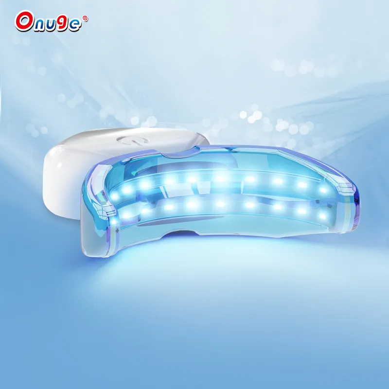 ONUGE blanqueamiento láser azul dientes blanqueamiento sistema dispositivo