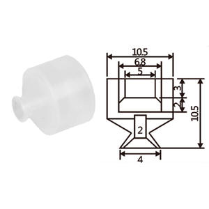 Accesorios para Brazos Robóticos Neumáticos Serie TS de Tianxing al por Mayor, Ventosas y Boquillas de Una, Dos y Tres Capas con Cabezal Pequeño - Product Image 4