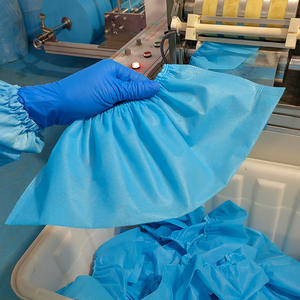 Hochwertige Einweg-Vlies-Schuh abdeckung Rutsch feste weiße Einweg-Vlies-Schuh abdeckung - Product Image 3