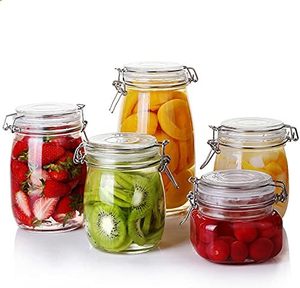 Tarro de Vidrio de Gran Capacidad al por Mayor con Tapa Metálica y Sello Dorado, Contenedor Transparente para Alimentos de Alta Calidad con Logotipo Personalizado - Product Image 2