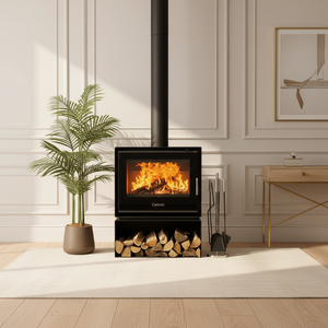 Estufa <span class=keywords><strong>de</strong></span> <span class=keywords><strong>Leña</strong></span> Nórdica Sencilla <span class=keywords><strong>de</strong></span> Acero al Carbono para Interiores, Equipo <span class=keywords><strong>de</strong></span> Calefacción para Casas <span class=keywords><strong>de</strong></span> Huéspedes y Hostales - Product Image 3