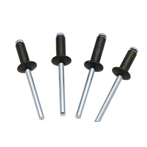Rivets aveugles à tête bombée en acier aluminium peint noir 3,2 / 4,0 / 4,8 / 6,4 mm - Product Image 3