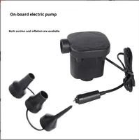 Pompe à air électrique Pompe de voiture Pompe ménagère Normes US/EU/UK/Japon Plastique ABS Gonfleur Dégonfleur pour piscines Matelas pneumatique