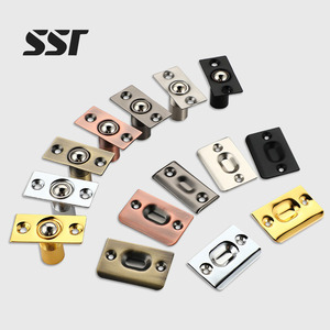 Stainless Steel Door Stopper, KTV Pure Copper Door Stopper, Latch, Door Latch, Card Latch, Wooden Door <b>Spring</b> Door Stopper Lock - Product Image 1