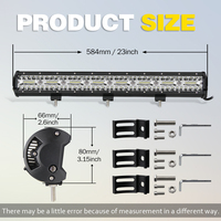 Luz Led de trabajo para coche y camión, 8D, 120W, todoterreno, 4x4, 12 voltios, 2 filas, venta al por mayor de fábrica