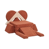 Blocs de jeu créatifs en mousse 10 pièces, ensemble de blocs modulaires pour canapé enfant grande taille, pour aire de jeux intérieure, mousse haute densité, directement de l'usine