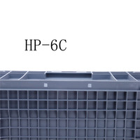 Caisses et conteneurs empilables en plastique réutilisables et solides Organisateur de bureau moulé par injection en forme de polygone pour un rangement pratique