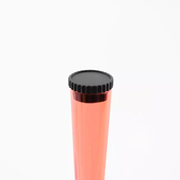 Tube conique en PS avec bouchon à vis 110 mm pour emballage cosmétique