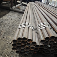 Tuyau en acier au carbone noir sans soudure de haute qualité DN15/DN20/DN80/DN100 |   Q235/Q345 Laminé à chaud, longueurs de 6m/12m, pour l'industrie pétrolière/gazière, SABS