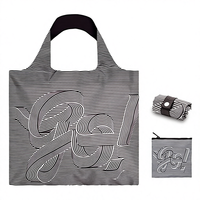 Sac fourre-tout pliable en RPET non tissé, recyclable et réutilisable, avec logo personnalisé imprimé en sérigraphie pour les supermarchés et la vente au détail