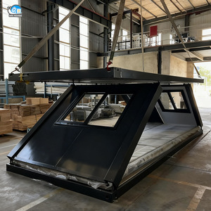 Maison de conteneur à structure en acier mobile préfabriquée portable Flat-packFoldable préfabriqué Transport Maison de conteneur en métal - Product Image 3
