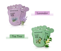 Traitement de pédicure en marque propre, exfoliant pour les pieds bio, masque pour les pieds de spa, masque pour les pieds exfoliant, éliminateur de callosités, soin de la peau, masque pour les pieds