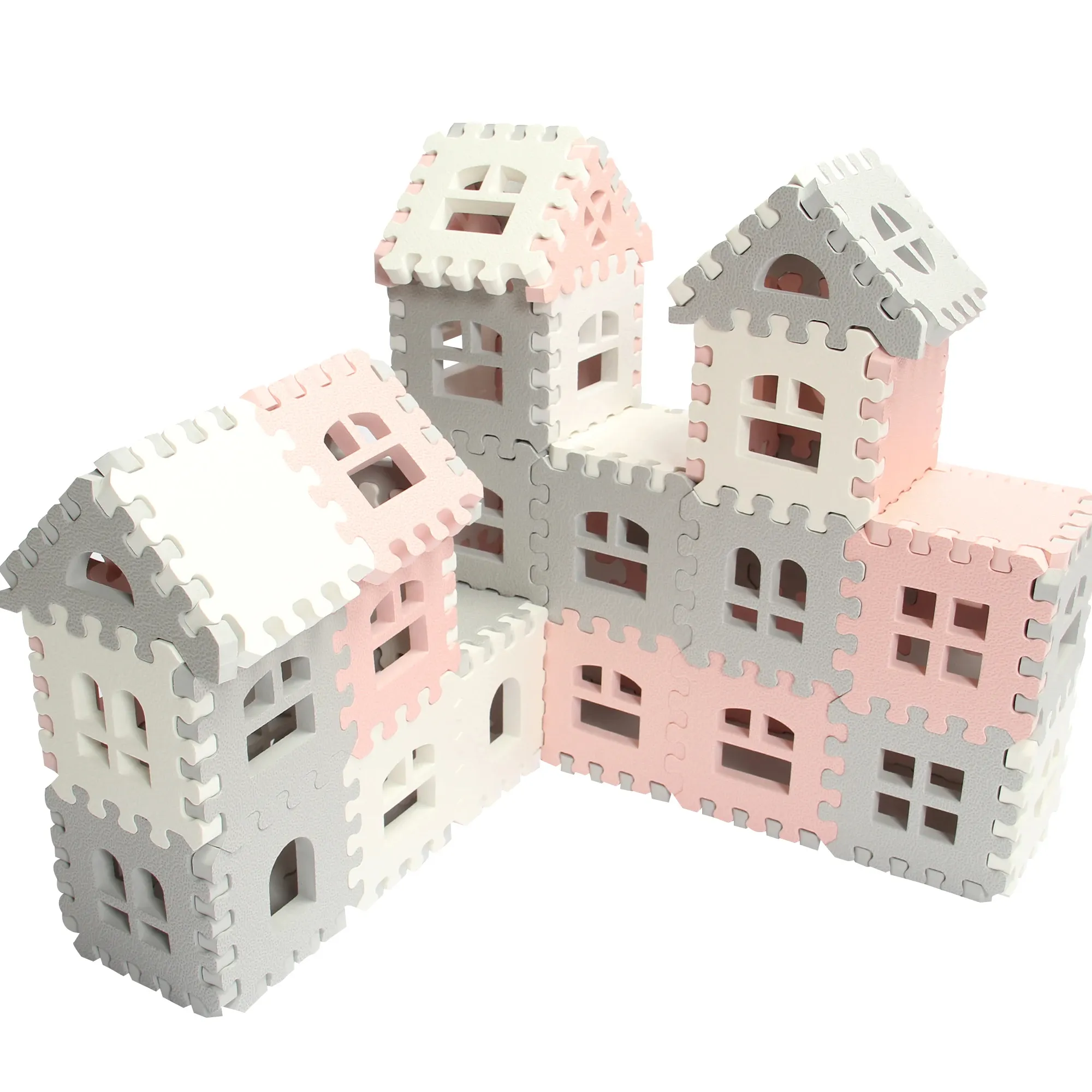 Lifttop mousse maison géant bloc de construction briques bricolage début éducatif blocs de construction château ensembles pour enfants Puzzle