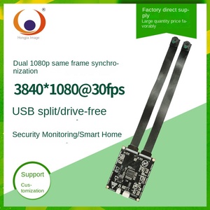 듀얼 카메라 컬러 1080P 동일한 프레임 동기화 3840x1080 30 프레임 모니터링 USB 분할 쌍안 모듈 노트북 디자인 - Product Image 2