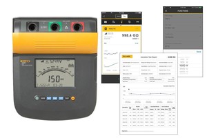 Megóhmetro Digital 1550C de 5 kV para Prueba de Resistencia de Aislamiento, con Conexión Inalámbrica a la Aplicación, para Motores de 600V - Product Image 4