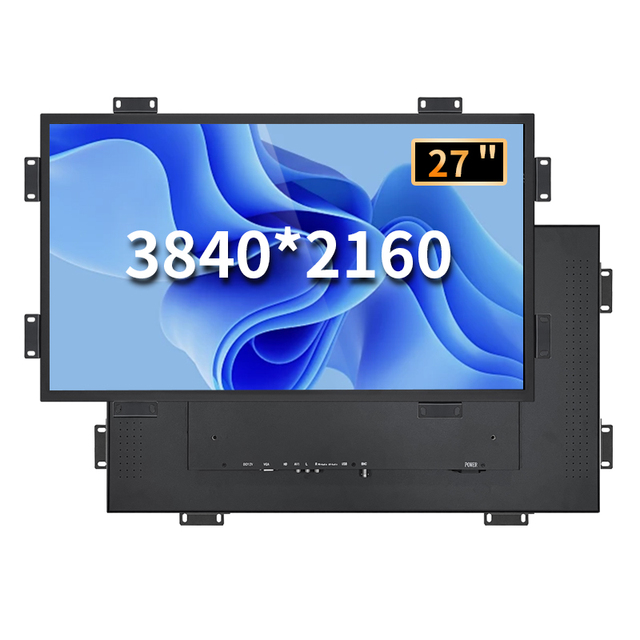 Factory Price 27 Inch 3840*2160 4K Embedded Open Frame Panel Mount Capacitive Touch Screen Monitor LCD Display for Industrial