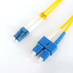 Waterproof LC/UPC Optical Fiber Patch Cord Duplex Fiber Optic Patch Cord Cable