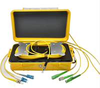 [Original de Gandway] Caja de cable de lanzamiento OTDR fibra desnuda estándar, carrete/carrete de fibra eliminador de zona muerta (cables de lanzamiento) 500m SM G652D