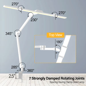 <span class=keywords><strong>Lampe</strong></span> de bureau à LED avec pince, <span class=keywords><strong>lampe</strong></span> à pince pour <span class=keywords><strong>la</strong></span> maison et le bureau <span class=keywords><strong>Lampe</strong></span> de <span class=keywords><strong>chevet</strong></span> à LED avec <span class=keywords><strong>lampe</strong></span> de bureau à LED - Product Image 2
