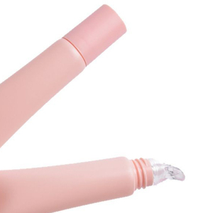Tubos de bálsamo labial de silicona, envases de plástico blando vacíos, logotipo personalizado, tubo de brillo labial, aplicador de plástico - Product Image 4