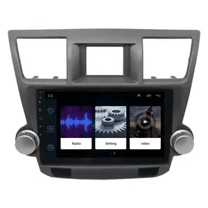 Android Màn Hình Cảm Ứng Đài Phát Thanh Xe Stereo Dvd Đa Phương Tiện Video Player Cho Toyota Highlander 2 XU40 2007 - 2013 Với GPS Navigation